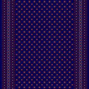 Royal Turkish Carpet with Golden Dots